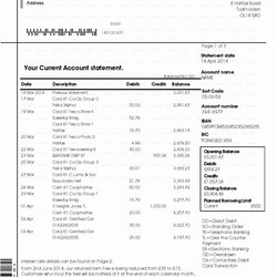Swell Fake Bank Statement Generator Template Bill Utility Bills Statements Lovely Novelty Of