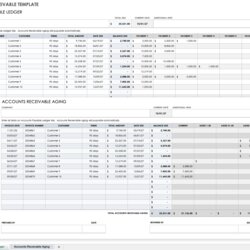Free Accounting Templates In Excel Accounts Template Receivable Top