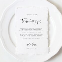 Eminent Wedding Thank You Note Template Letter