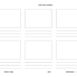 Very Good Storyboards Help Visualize Ideas Storyboard Template Board Visual Story Templates User Stories