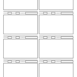 Storyboard Template Artists Guide Example