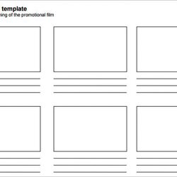 Superior Movie Storyboard Templates Doc Excel Template Word Sample Blank Download