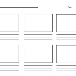 Storyboard Template For Kids Free Imagine Forest Basic