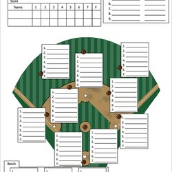 Great Baseball Line Up Card Templates Doc Template Lineup Team Printable Softball Defensive Word Innings