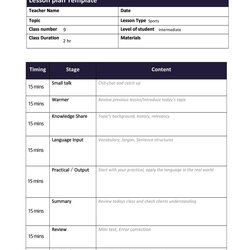 Magnificent Free Lesson Plan Templates Common Core Preschool Weekly Template Printable