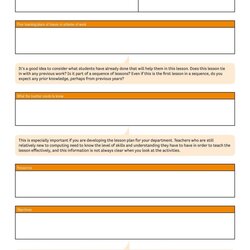 Champion Free Lesson Plan Templates Common Core Preschool Weekly Template