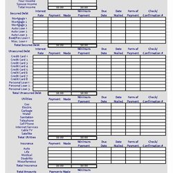 Out Of This World Excel Monthly Bill Template Organizer