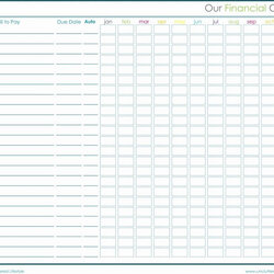 How To Create Spreadsheet For Monthly Bills Bill Checklist Payment Template Printable Sheet Blank Calendar