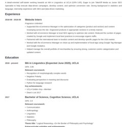 Student Resume Examples Templates For Template