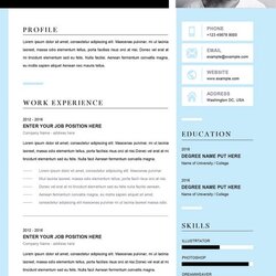 Cool Student Resume Example Editable