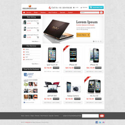 Terrific Website Template Templates Commerce Basic Store Homepage Internet Online Feature Solutions Shop Make