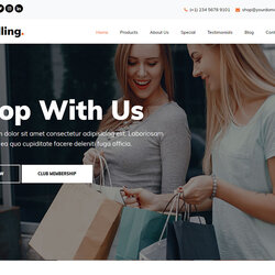 Peerless Best Free Website Templates Commerce