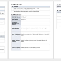 Baseline Report Template Project Plan Scope Example Word