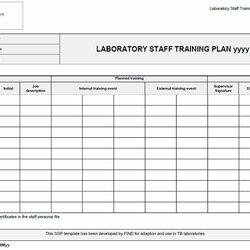 High Quality Employee Training Plan Template Free Download Word Excel Templates Kb