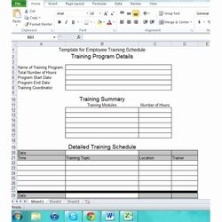 Employee Training Schedule Template Best Of Guide To Making New