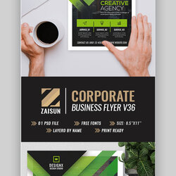 Perfect Best Free Business Flyer Template Designs Printable Examples
