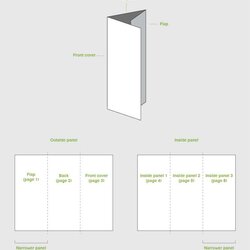 Excellent How To Make Brochure Pamphlet Template Pertaining Three Folds Fold Card