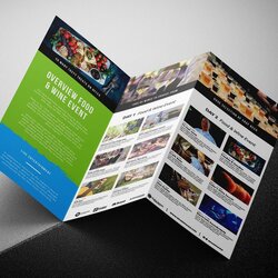 Preeminent Free Fold Brochure Template Download Event Templates Sample Events Membership Pamphlet Flyer