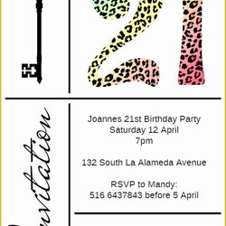 Birthday Invitation Templates Free Printable Of Invite Leopard Template