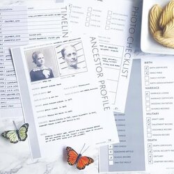 Exceptional Ultimate Family History Bundle Printable Forms Digital Download