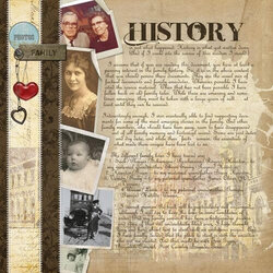 Choosing The Right Format When Writing Your Family History Scrapbook Book Genealogy Heritage Layout Pages