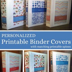 Wonderful Free Binder Cover Templates Word Publisher Covers Printable Personalized Template Binders Spines