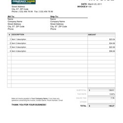 Eminent Invoice Template Download Excel Example Word Microsoft Custom Free Ms Mac