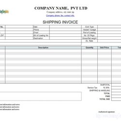 Swell Excel Invoice Template Download Manual Invoices Spreadsheet