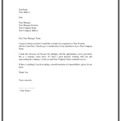 Super Resignation Letter Template All Docs Sample Format Simple Word Job Letters Templates Printable