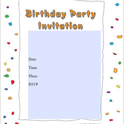 The Highest Quality Free Birthday Party Invitation Online Invitations Template