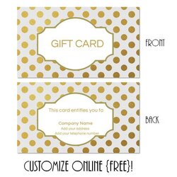 Gift Card Template Certificate Templates Printable Cards