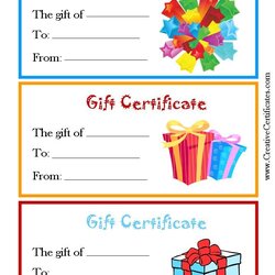 Outstanding Gift Card Template Free Printable