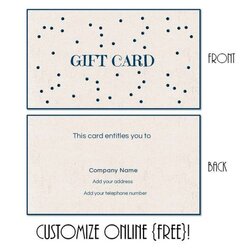 Sterling Free Printable Gift Card Templates That Can Customized Online Template Cards Certificate