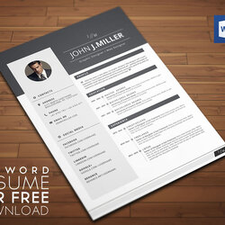 Capital Free Download Resume Template For Ms Word Format Good In