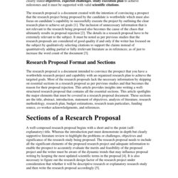 Worthy Research Proposal Format Edition