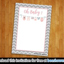 Smashing Free Printable Baby Shower Invitations Templates Download Suggest