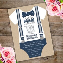 Supreme Shower Invitation Template Baby Invitations