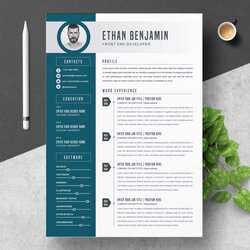 Creative Modern Resume Template Templates Market Word Curriculum Vitae Developer Manager Designer Formats