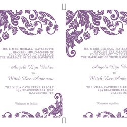 Matchless Wedding Invitation Wording Microsoft Office Word Template Templates Ms Invitations Card Blank