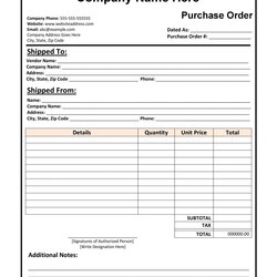 The Highest Standard Construction Purchase Order Template Excel Templates Surat Scope