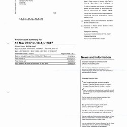 Out Of This World Bank Statement Template Download Free Fresh Fake Choose Board