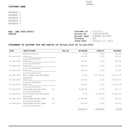 Superior Real Fake Bank Statement Templates Editable Template