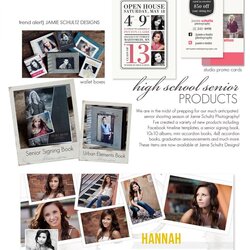 Swell Senior Templates By Jamie Schultz Designs Photography Business