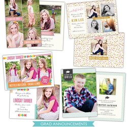 Exceptional Seniors Templates For Photographers By Mission Senior Announcements