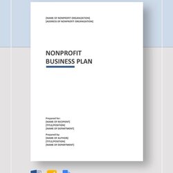 High Quality Free Non Profit Business Plan Templates In Google Docs Ms Nonprofit Invoice Template Consultant