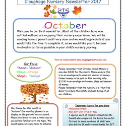 Capital Creative Preschool Newsletter Templates Tips Template