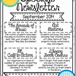 Magnificent Free Newsletter Templates For Teachers With Images Classroom Preschool
