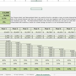 Exceptional Real Estate Excel Templates Marvelous Example