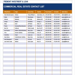 Real Estate Templates Free Excel Download Contact