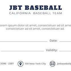 Free Baseball Card Template In Adobe Illustrator Editable